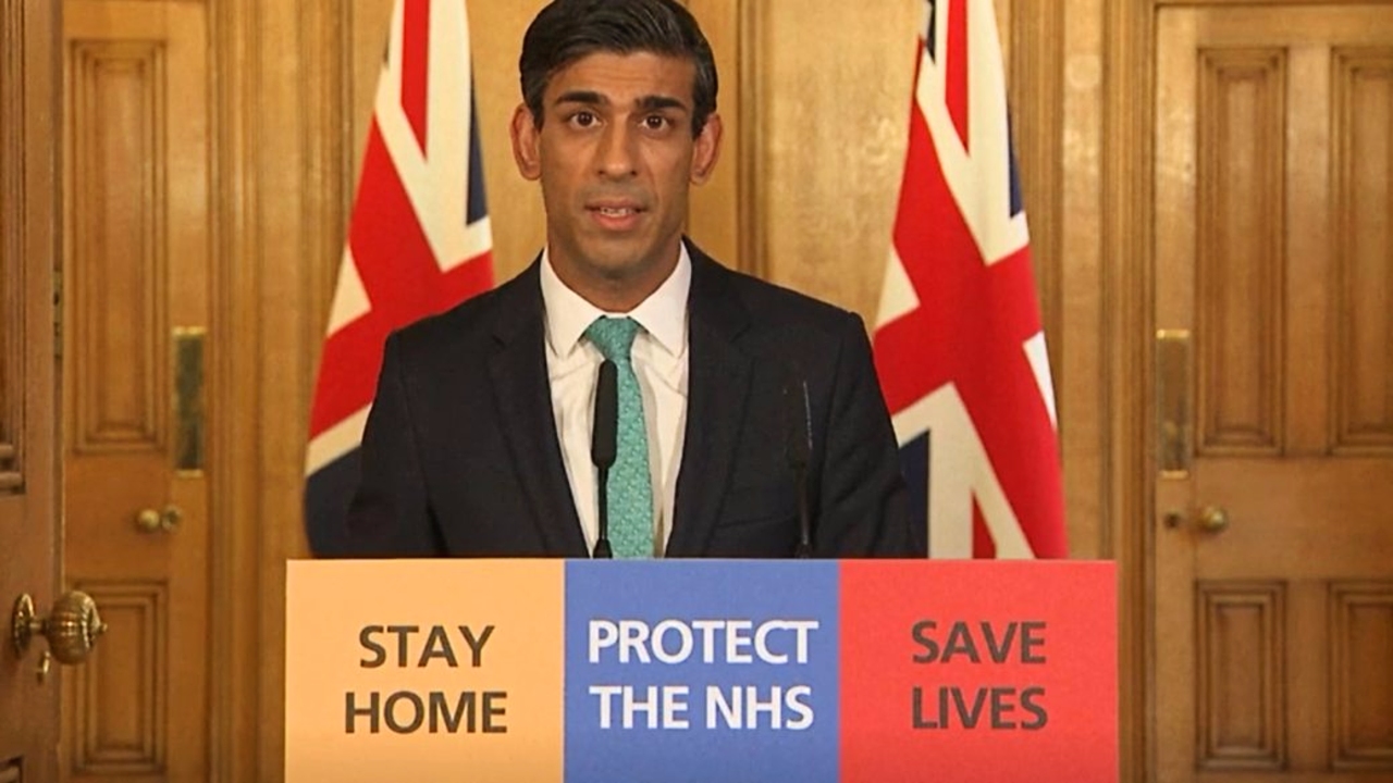 UK Chancellor Rishi Sunak announces help for self-employed at daily government briefing