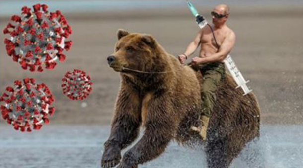 Putin memes flood social media