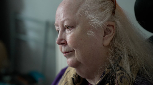 Maria Cahill looking pensive. She was separated from her mother in Ireland in the 1950s because she was born outside of marriage.