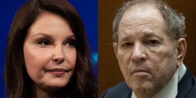 Ashley Judd and Harvey Weinstein