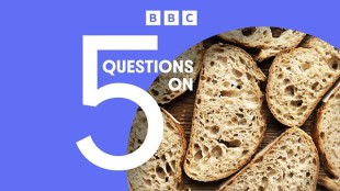 Slices of bread next to the '5 questions on' logo