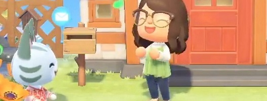 A screen grab from Nintendo's Animal Crossing game