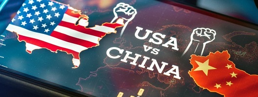 Illustrative image decpicting USA v China