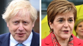 Boris Johnson and Nicola Sturgeon