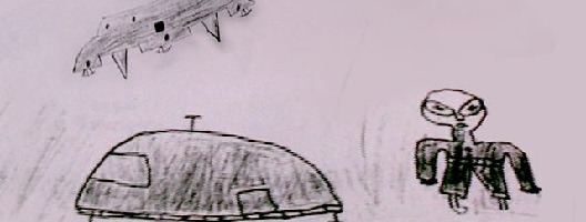 Child's impression of UFO, Zimbabwe, 1994
