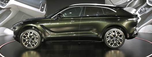 Aston Martin DBX at its launch, in Beijing, in 2019