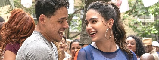 Anthony Ramos and Melissa Barrera in In The Heights