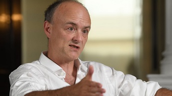 Dominic Cummings speaking to BBC News