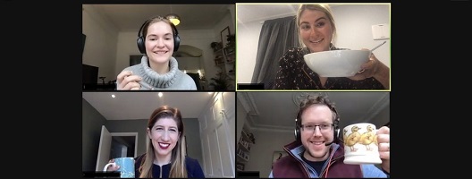 Wealthsimple staff having a 