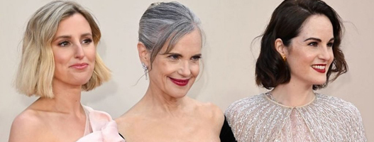 Downton Abbey stars Laura Carmichael, Elizabeth McGovern and Michelle Dockery
