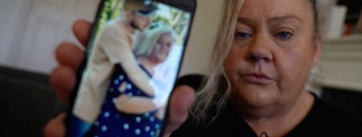 Mother with phone