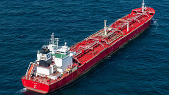 The tanker Sunny Liger, photographed while carrying Russian oil in April 2022