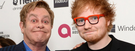 Sir Elton John and Ed Sheeran