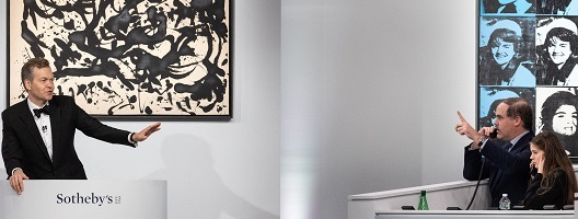 Auctioneers at Sotheby's in New York