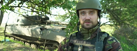 Stus, a Ukrainian commander on the front line