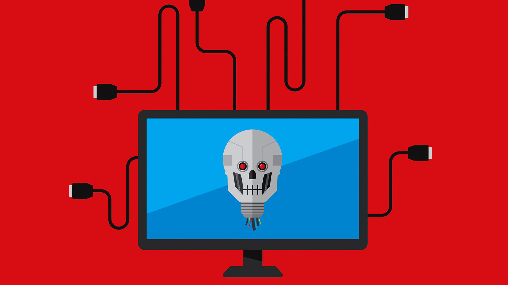 Illustration of internet bots (Credit: JakeOlimb via Getty Images)