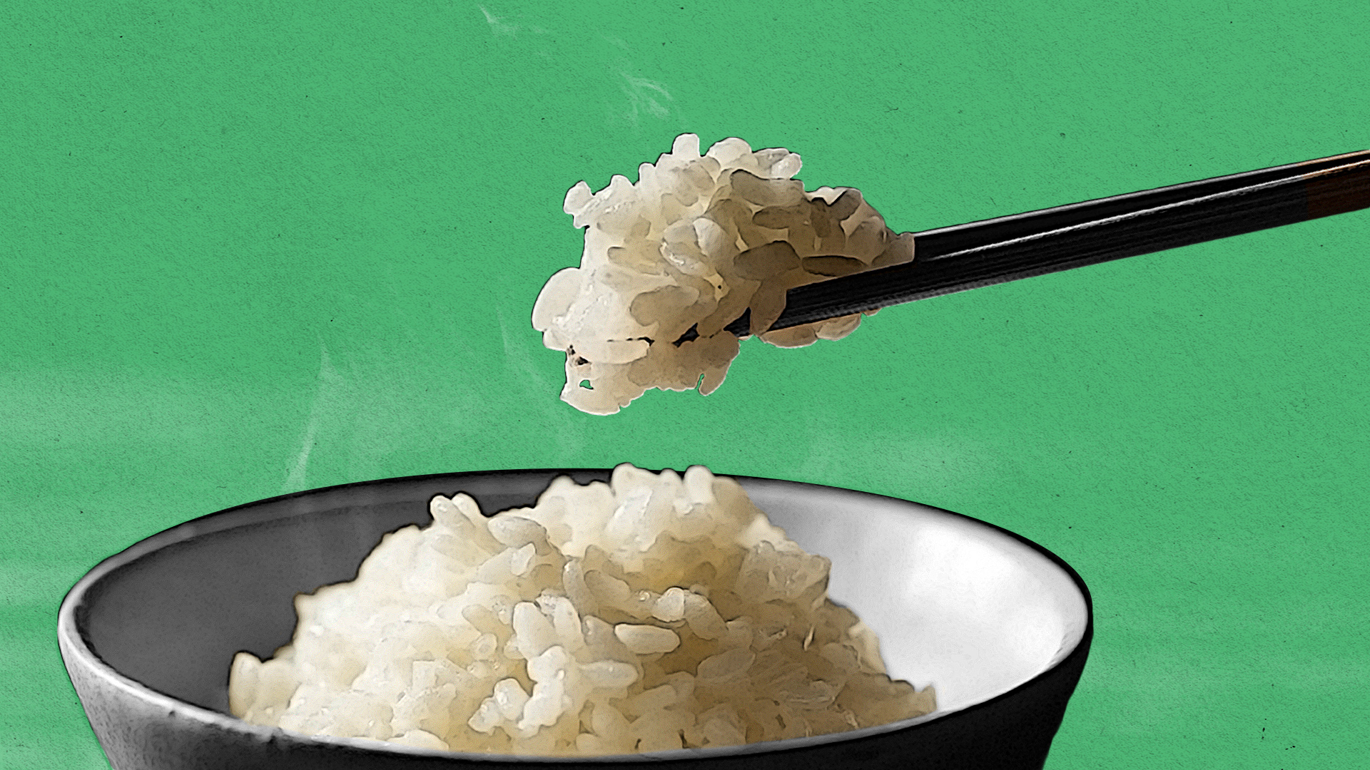 Eating a bowl of rice (Credit: Getty Images)