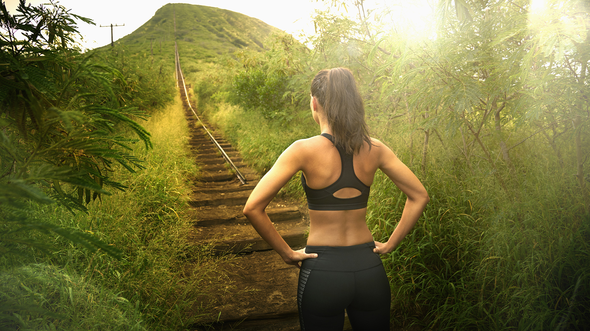 A woman at the foot of a hill (Credit: Getty Images)