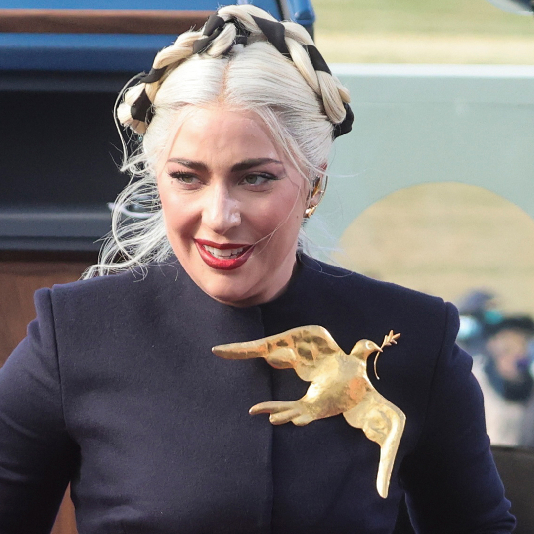 Lady Gaga at the inauguration of Joe Biden as the 46th President of the United States (Credit: Getty Images)